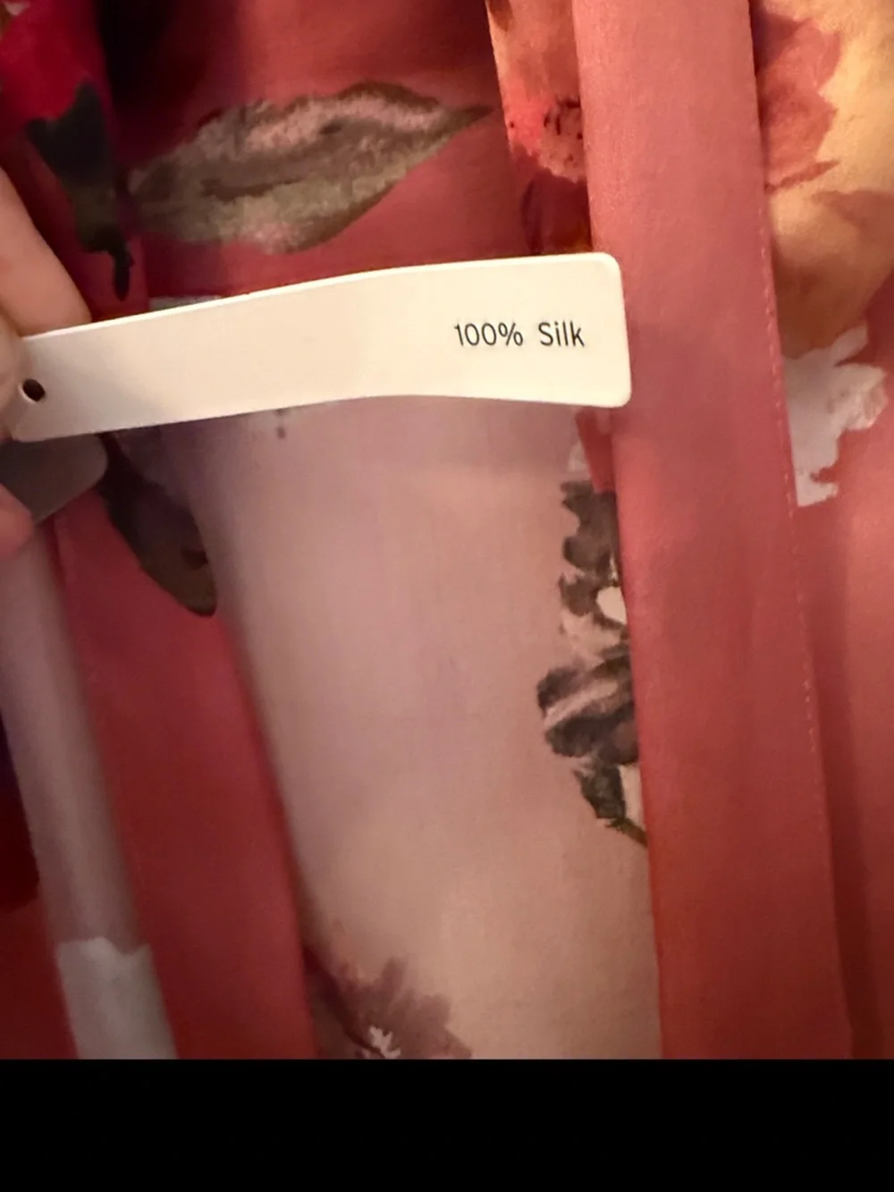 Nordstrom Pink Floral Silk robe or jacket